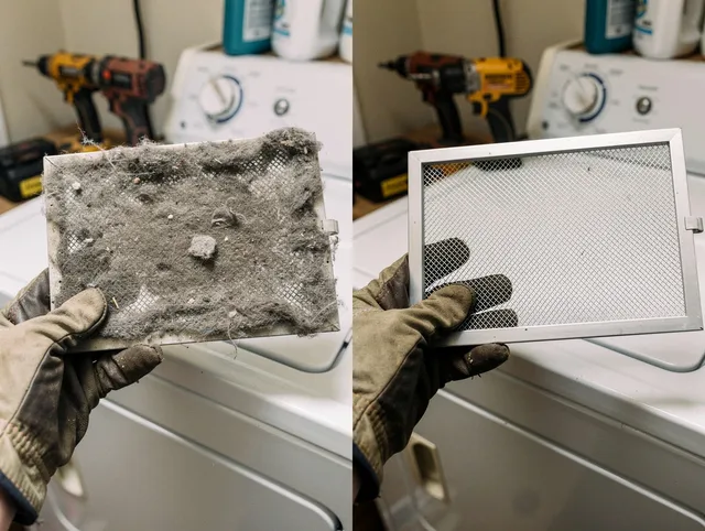 Professional lint trap cleaning by Fort Myers Dryer Vent Cleaning in Fort Myers