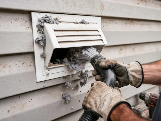 Professional dryer vent cleaning by Fort Myers Dryer Vent Cleaning in Fort Myers