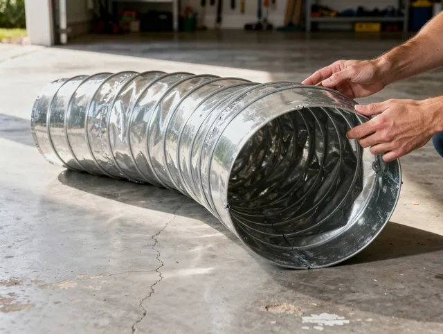 Fort Myers Dryer Vent Cleaning specialist using advanced equipment for thorough duct cleaning in Fort Myers